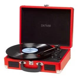Denver VPL-120 Tocadiscos Rojo